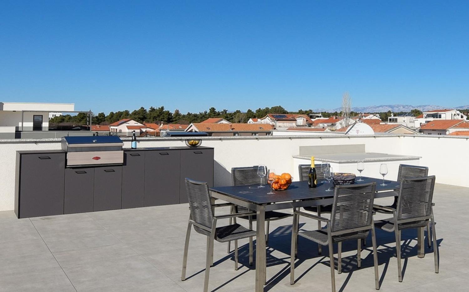 Fux Luxury Rooftop Terrace Jacuzzi & Bbq ザダル エクステリア 写真